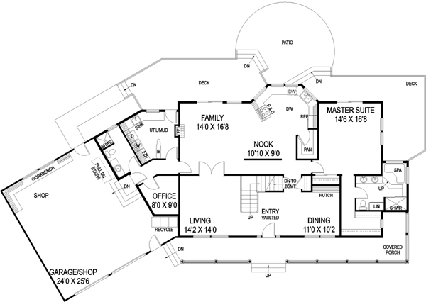 Main Floor Plan: 33-434