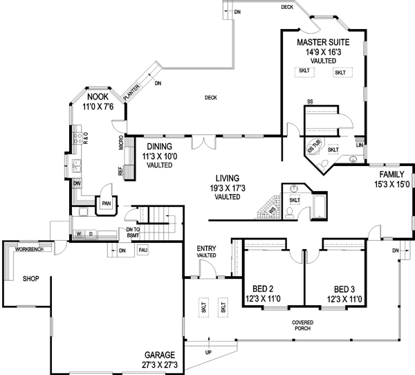 Main Floor Plan: 33-448