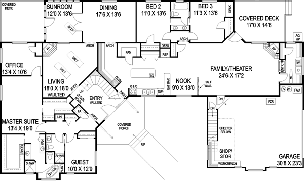 Main Floor Plan: 33-454