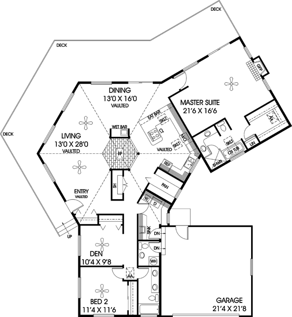 Main Floor Plan: 33-458