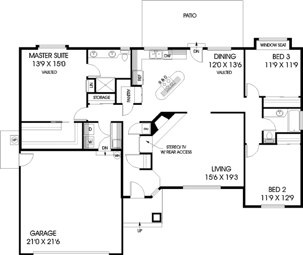 Main Floor Plan: 33-459