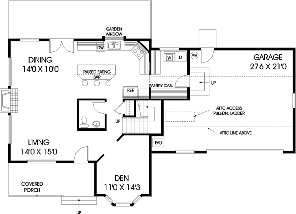 Main Floor Plan: 33-460