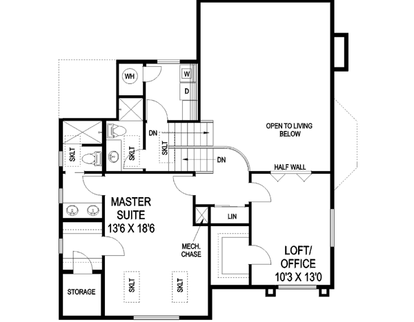 Upper/Second Floor Plan: 33-461