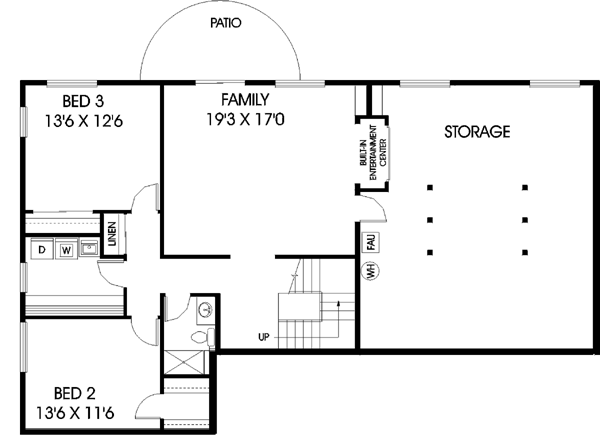 Lower Floor Plan: 33-466