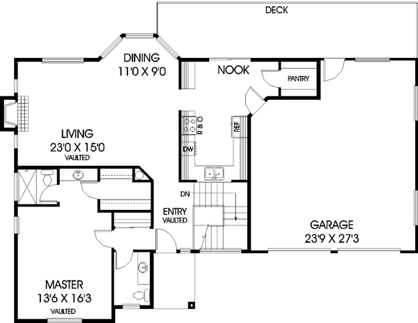 Main Floor Plan: 33-466