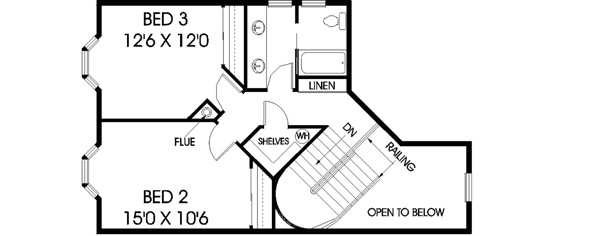 Upper/Second Floor Plan: 33-467