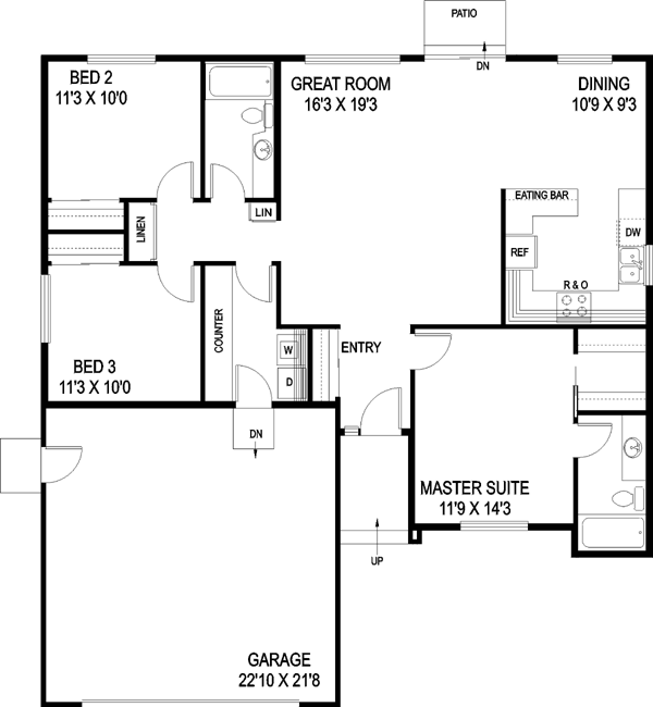 Main Floor Plan: 33-474