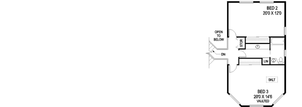 Upper/Second Floor Plan: 33-477