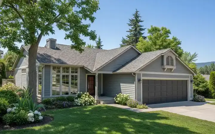 Northwest house plans 33-481 - front exterior, 1,545 sq ft, 3 bed, 3 bath house plans | Monster House Plans