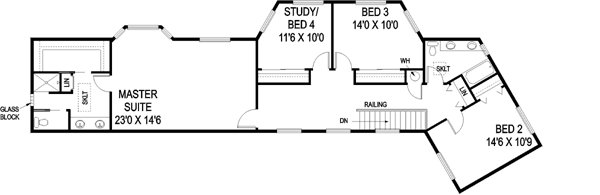 Upper/Second Floor Plan: 33-482