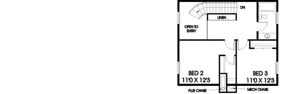 Upper/Second Floor Plan: 33-502