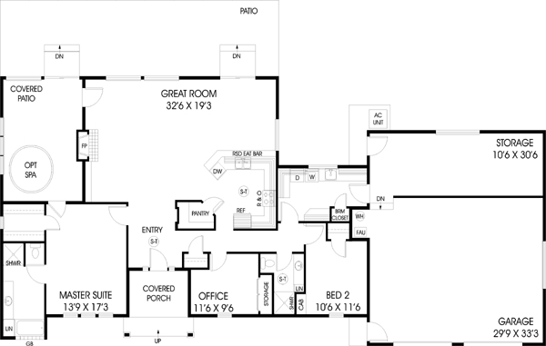 Main Floor Plan: 33-505