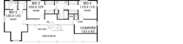 Upper/Second Floor Plan: 33-506
