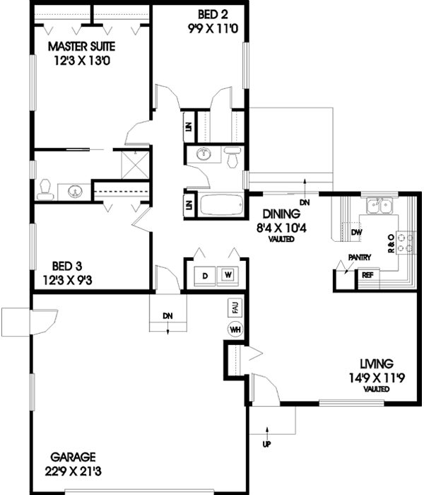 Main Floor Plan: 33-508