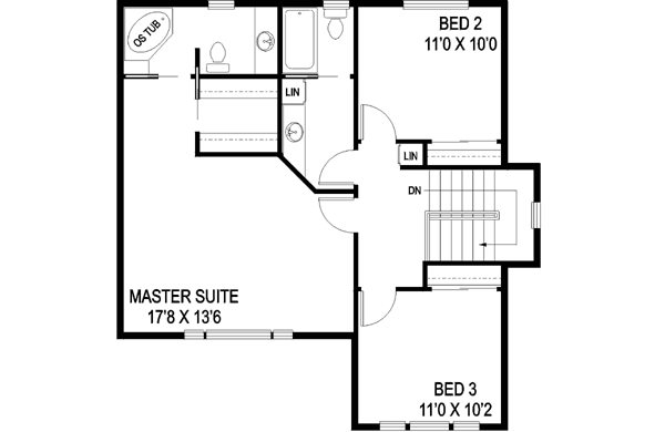 Upper/Second Floor Plan:33-509