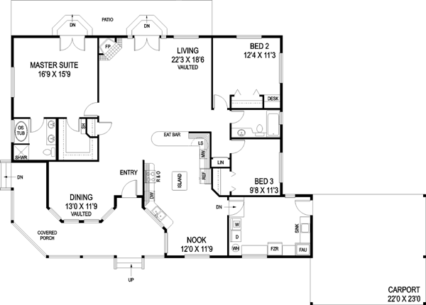 Main Floor Plan: 33-519
