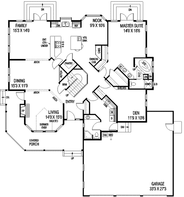 Main Floor Plan: 33-521