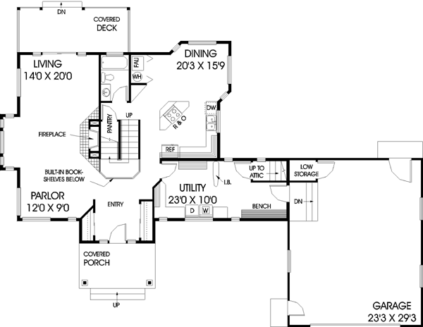 Main Floor Plan: 33-525