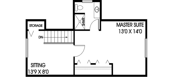 Upper/Second Floor Plan: 33-526