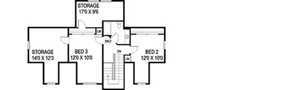 Upper/Second Floor Plan: 33-532