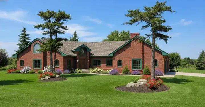 Northwest house plans 33-541 - front exterior, 4,043 sq ft, 4 bed, 4 bath house plans | Monster House Plans
