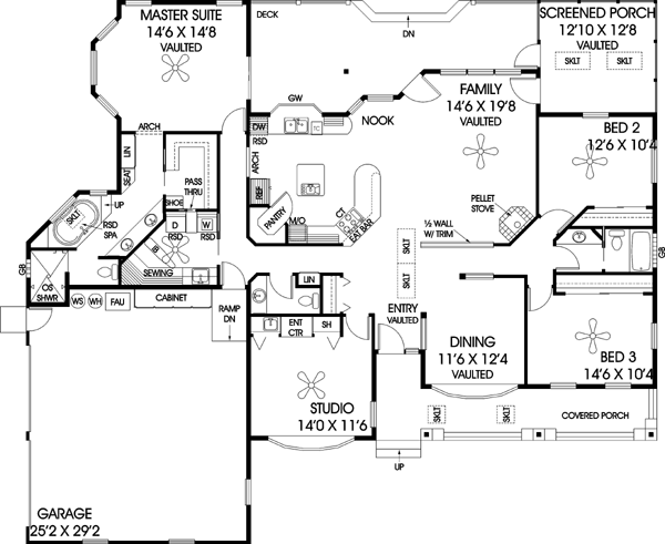 Main Floor Plan: 33-542