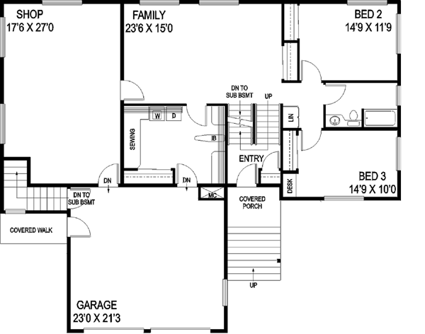 Lower Floor Plan: 33-547