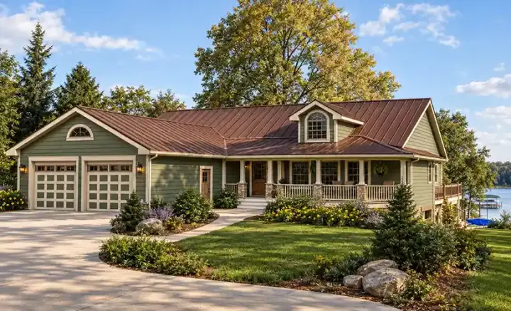 Traditional house plans 33-553 - front exterior, 2,214 sq ft, 3 bed, 2 bath house plans | Monster House Plans