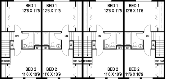 Upper/Second Floor Plan: 33-560
