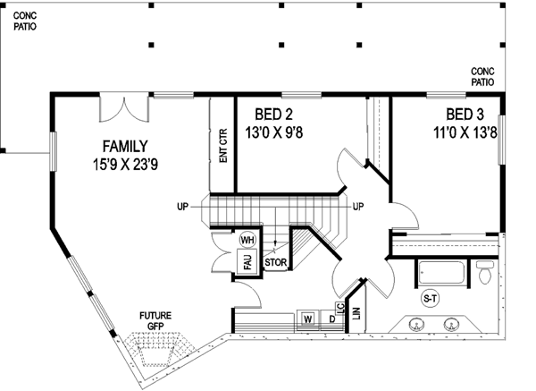 Lower Floor Plan: 33-561