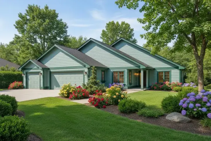 Traditional house plans 33-563 - front exterior, 1,639 sq ft, 3 bed, 2 bath house plans | Monster House Plans