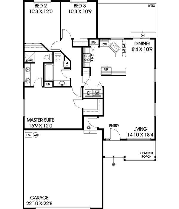 Main Floor Plan: 33-564