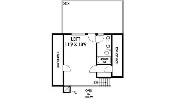 Upper/Second Floor Plan: 33-566