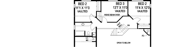 Upper/Second Floor Plan: 33-567