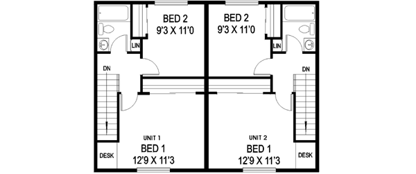 Upper/Second Floor Plan: 33-575