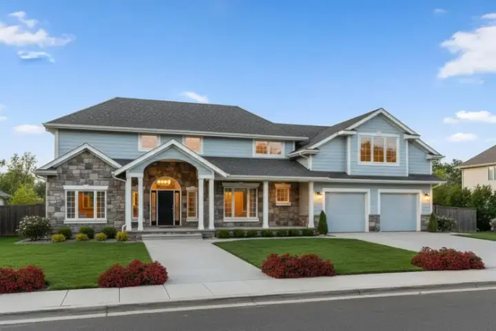 Traditional house plans 33-580 - front exterior, 2,992 sq ft, 4 bed, 2 bath house plans | Monster House Plans