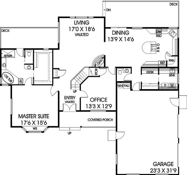 Main Floor Plan: 33-586