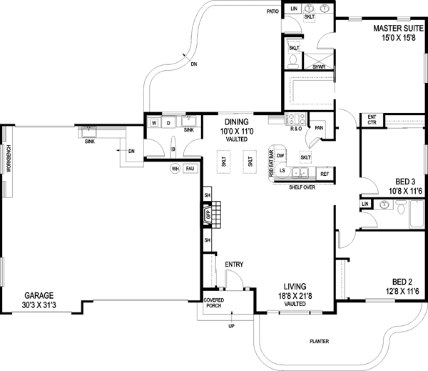 Main Floor Plan: 33-588