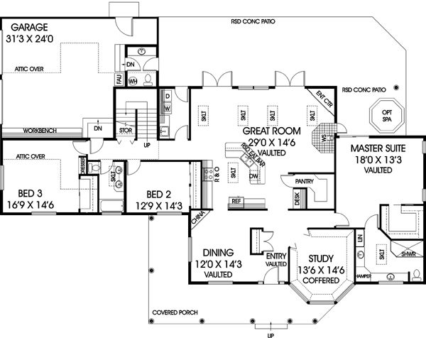 Main Floor Plan: 33-590
