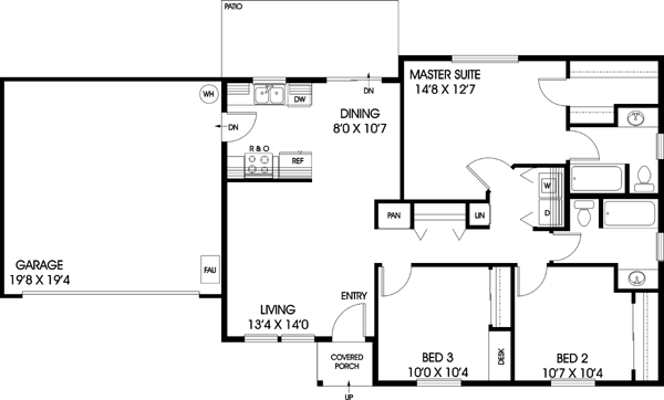 Main Floor Plan: 33-595
