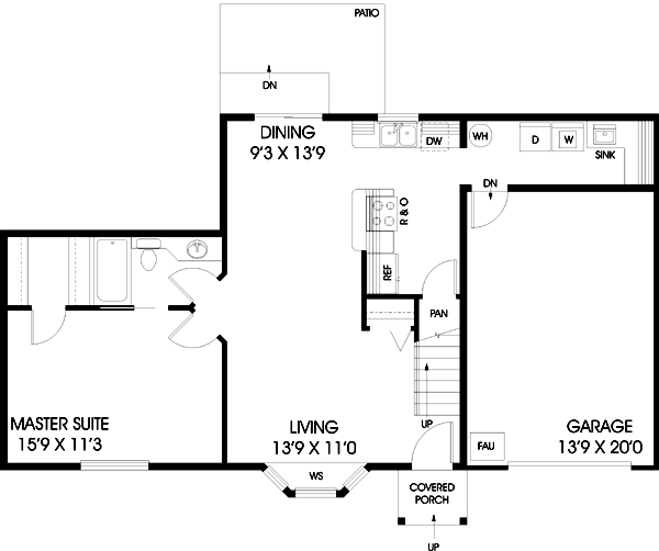 Main Floor Plan: 33-598