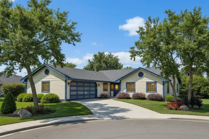 Traditional house plans 33-599 - front exterior, 1,510 sq ft, 3 bed, 2 bath house plans | Monster House Plans