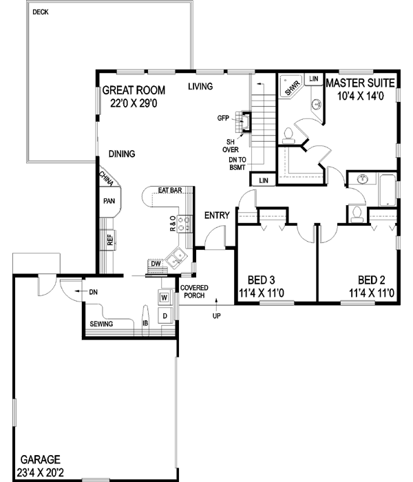 Main Floor Plan: 33-599