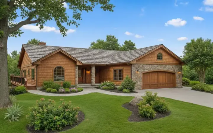Traditional house plans 33-602 - front exterior, 1,746 sq ft, 3 bed, 2 bath house plans | Monster House Plans