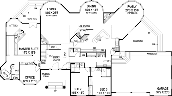 Main Floor Plan: 33-604