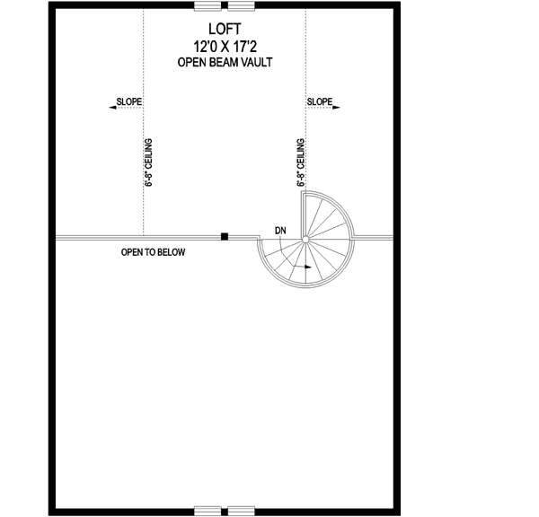 Upper/Second Floor Plan: 33-606