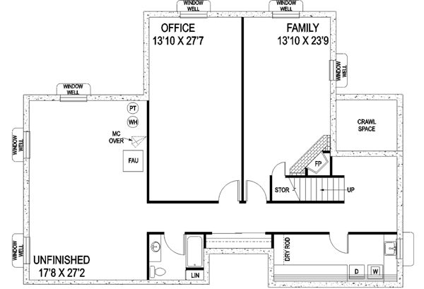 Lower Floor Plan: 33-610