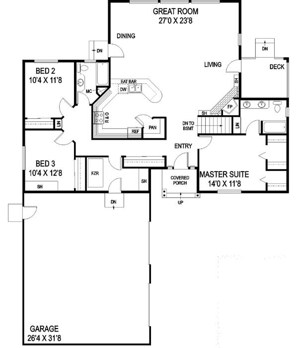 Main Floor Plan: 33-610