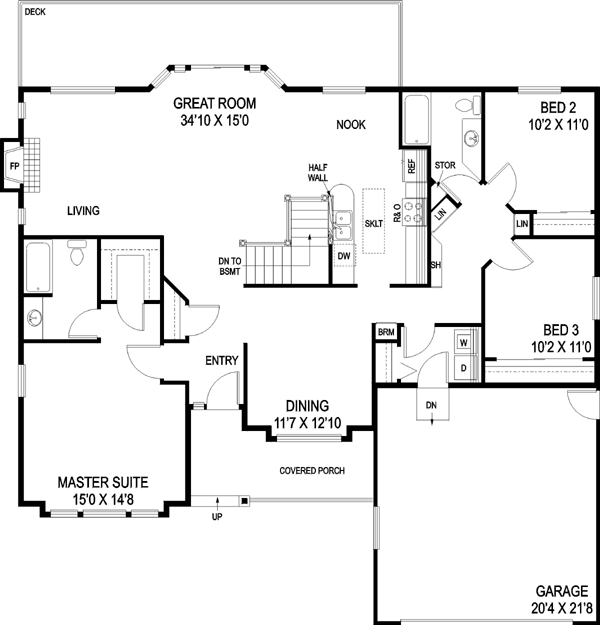 Main Floor Plan: 33-611
