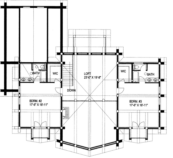 Upper/Second Floor Plan:34-104